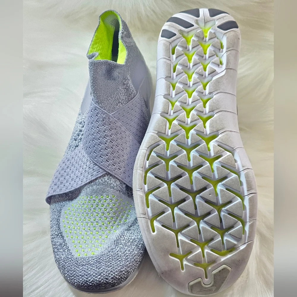 Nike Free & Flexible Flyknit Run Natural Running Shoes Sneakers Women 8 880846 - Picture 3 of 4